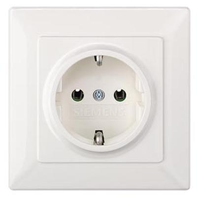 5UH1095 Siemens White 1 Gang Cover Plate