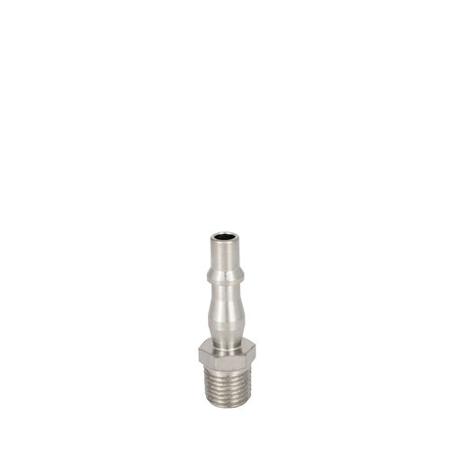 325-503 RS PRO Steel Male Pneumatic Quick Connect Coupling, R 1/2 Male Threaded