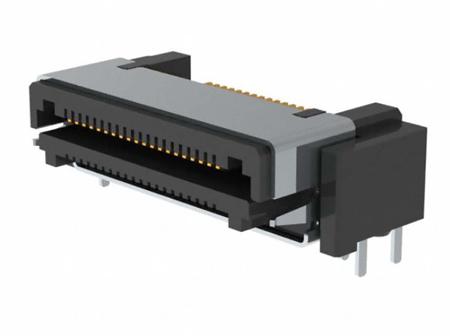 LSHM-120-01-F-DH-A-S-K-TR Samtec LSHM Series Right Angle Surface PCB Header, 40 Contact(s), 0.5 mm Pitch, 1 Row, Shrouded