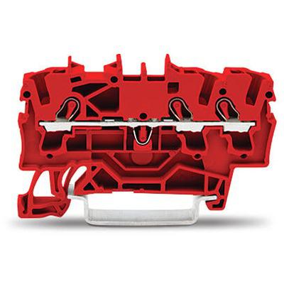 2002-1303 WAGO TOPJOB S Series DIN Rail Terminal Block, 2.5mm², 1-Level, Push-In Cage Clamp Termination, ATEX, EAC Ex,