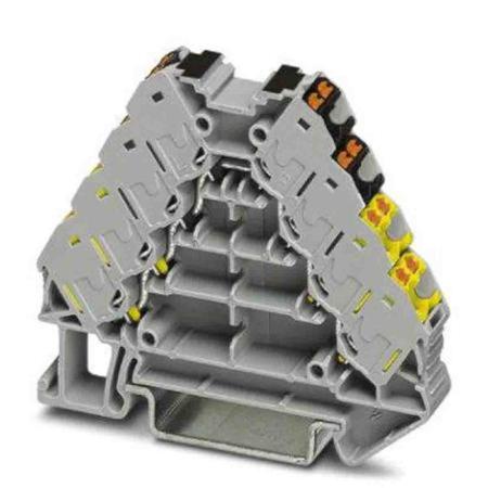 3270131 Phoenix Contact Distribution Block, 16 Way, 2.5mm², 17.5A, 250 V, Grey