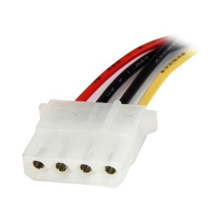 LP4SATAFM12 StarTech.com Male SATA Power to Female LP4  Cable, 12in