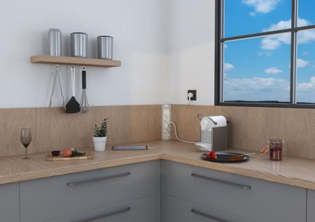 049404 Legrand 1m 4 Socket Type E - French Extension Lead