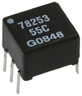 76253-55ENC 1:1.33 Through Hole Telecom Transformer, 2mH, 0.9Ω