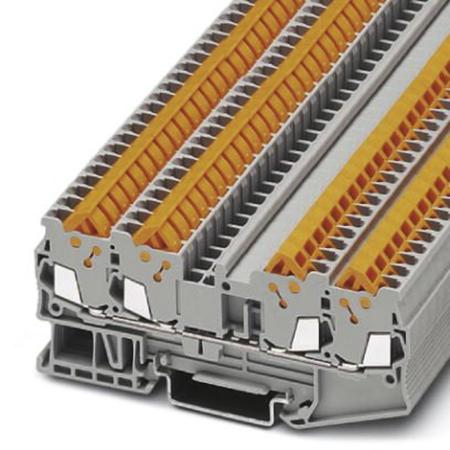 3205077 Phoenix Contact  QTC 1.5-QUATTRO Series Grey, 0.25 → 1.5mm², Single-Level, Quick Connect Termination