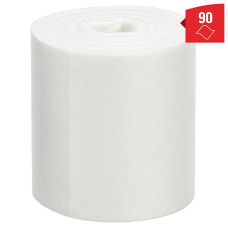 7762 WYPALL Wettask Power Clean Wipes For Solvents  Dry Industrial Wipes, Roll of 90, 317 x 305mm