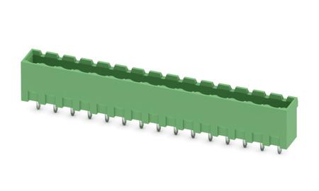 1755639 Phoenix Contact, 5.0mm Pitch, MSTBVA 2.5/15-G, 15 Way, Pluggable Terminal Block, Header, Solder Termination,