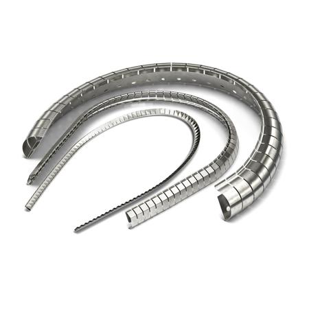 3851090 , Shielding Strip of Copper Beryllium (CuBe) with nickel plating With Screw 406.4mm x 9.4mm x 3.6mm