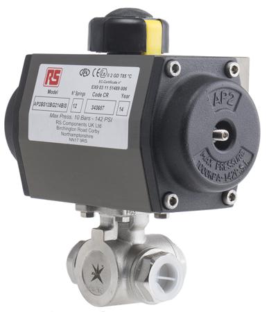 799-8777 RS PRO Pneumatic Actuated Valve 1/2in, 1000 psi