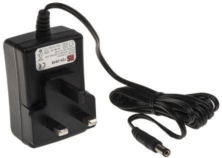 ECP-20-9U RS Pro Plug In Power Supply 9V dc, 2.22A Level V 1 Output, 2.1 x 5.5 x 9.5 mm Centre Positive