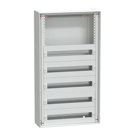 LVS08067 Schneider Electric PrismaSeT Series Sheet Steel Enclosure, IP30, IP40, IP41, IP43, Viewing Window, 1080 mm x 595 mm x