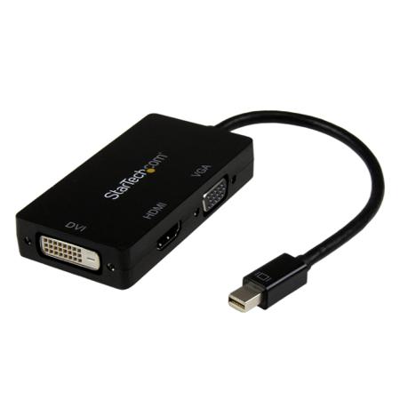 MDP2VGDVHD StarTech.com 3 port Mini DisplayPort to DVI, HDMI, VGA Adapter, 150mm Length - 1920 x 1200 Maximum Resolution
