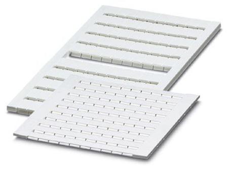 0800268 Phoenix Contact, ZBFM 4/WH.LGS:1-100 Terminal Marker for use with  for use with Terminal Blocks