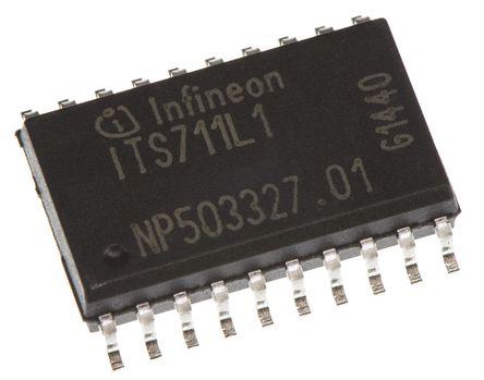 ITS711L1FUMA1 Infineon High Side, High Side Switch Power Switch IC 20-Pin, SOIC