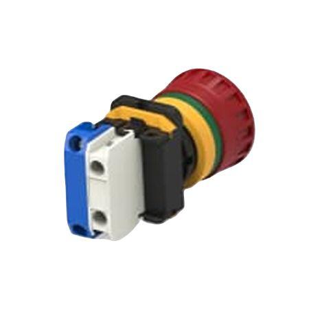 PBES22L110R TE Connectivity PBES22 Series Illuminated Emergency Stop Push Button, Panel Mount, 22.3mm Cutout, SPDT, IP20, IP65