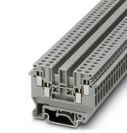 2775016 Phoenix Contact  UDK 4 Series Grey, Double-Level, Screw Termination