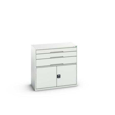 16925261.16 Bott 3 Cabinet, Steel, 1000mm x 1050mm x 550mm, Light Grey