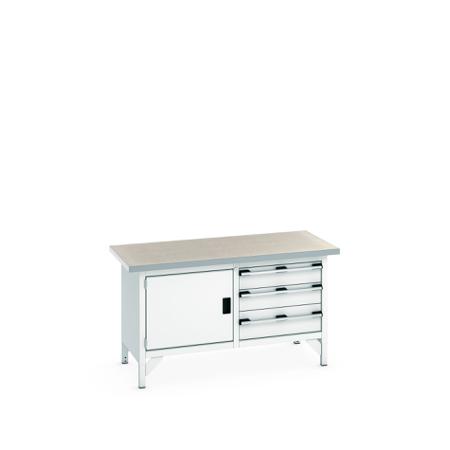 41002027-16V Bott 41002027.16V Sheet Steel Workbench, 840mm x 750mm x 1500mm