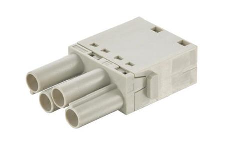 09140045101 HARTING Heavy Duty Power Connector Module, 40A, Female, Han-Modular Series, 4 Contacts
