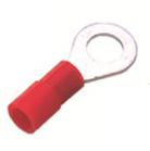 178-7258 RS PRO Insulated Ring Terminal, 4.3mm Stud Size, 0.5mm² to 1.5mm² Wire Size, Red