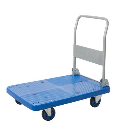 259-5126 RS PRO Flatbed PP Platform Trolley, 900 x 600 x 890mm, 300kg Load