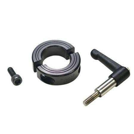 LV-MSP-20-F Ruland Shaft Collar, Two Piece, Quick Clamp, Bore 20mm, OD 40mm, W 15mm, 1215 Lead-Free Carbon Steel