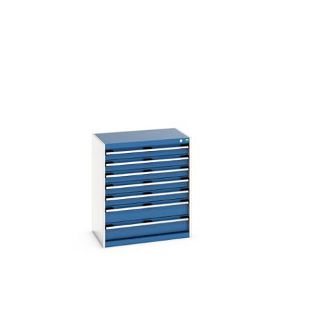 40012029-11V Bott 7 Cabinet, Steel, 900mm x 525mm x 800mm, Blue