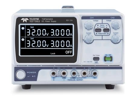 T3PS23203 Teledyne LeCroy T3PS Series Digital Bench Power Supply, 0 → 32V, 0 → 3A, 2-Output, 192W