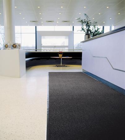 MOISSACRL20002 ID Group MOISSAC, Entrance Mat, Scraped, Indoor Use, Anthracite, 2m 20m 9mm