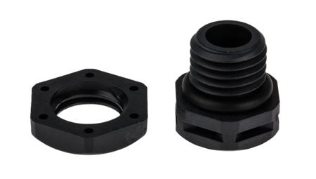 VENT-PS1YBK-O8001 Amphenol Industrial Vent Series M12 Pressure Relief Vent, 16mm H
