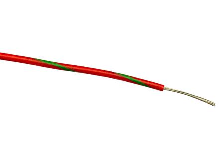 267-5781 Green/Red 0.5 mm² Hook Up Wire, 16/0.2 mm, 100m, PVC Insulation