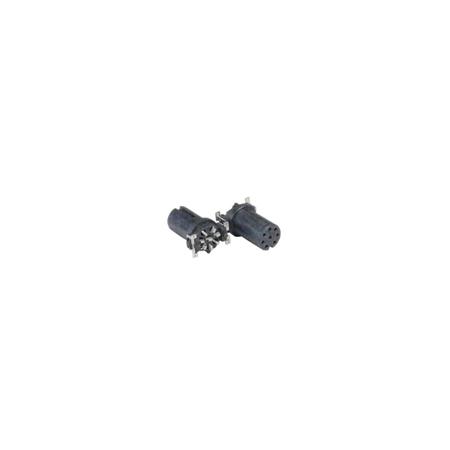 PXPLCP12SMF08APC Bulgin Circular Connector, 8 Contacts, Panel, M12 Connector, Socket, Male/Female, IP67, Buccaneer M12 Series