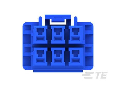 2-1376393-3 TE Connectivity Compact Power Connector Free Hanging (In Line) Plug, 6, Crimp Termination, 10A, 300 V AC