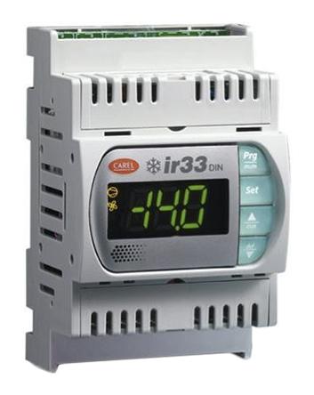 DN33W7LR20 Carel DN33 PID Temperature Controller, 144 x 70mm, 2 Output Relay, 12 → 24 V ac, 12 → 30 V dc Supply