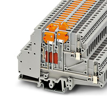 3024478 Phoenix Contact  UDMTKB 5-P/P Series Grey, Double-Level, Screw Termination