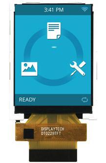 DT022BTFT Displaytech  TFT LCD Colour Display, 2.2in QVGA, 240 x 320pixels