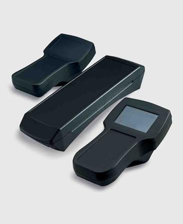 270202000 Rose Beluga Series Black, Grey Polyamide Handheld Enclosure, Display Window, IP65, 187 x 75 x 50mm