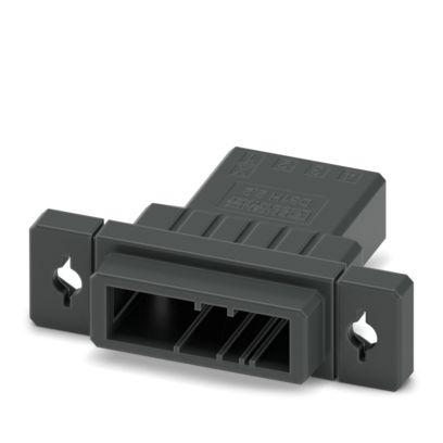 1340377 Phoenix Contact, 3.81mm Pitch, 4 Way, , Pluggable Terminal Block, Feed Through Plug, Flange Mount, Snap In Termination,