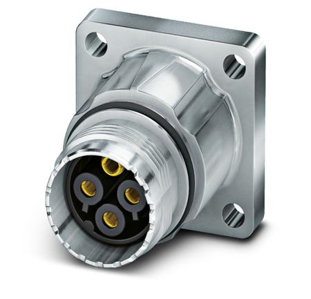 1619191 Phoenix Contact Circular Connector, 6 Contacts, Front, M17 Connector, Socket, Female, IP67, ST Series