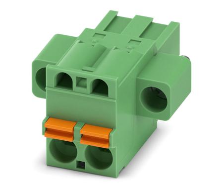 1902301 Phoenix Contact, 5.08mm Pitch, FKCT 2.5/ 2-STF-5.08, 2 Way, Pluggable Terminal Block, Plug, Spring Cage Termination,