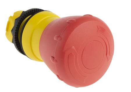 800FP-MT44 Allen Bradley 800F Series Turn to Release Emergency Stop Push Button, 22mm Cutout, IP65