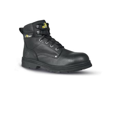 0UM10013-40 UPower TRACK Unisex Black Composite Toe Capped Ankle Safety Boots, UK 6.5, EU 40