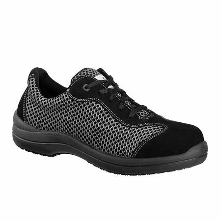 RESES1PGR40 LEMAITRE SECURITE RESEDA Women's Black, Grey Composite Toe Capped Safety Trainers, EU 40