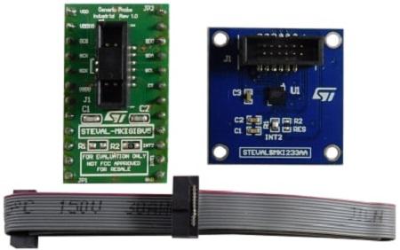 STEVAL-MKI233KA STMicroelectronics ISM330ISNTR with embedded ISPU for usage with NanoEdge.AI Studio Accelerometer Sensor Evaluation Kit