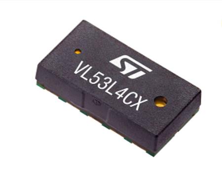 VL53L4CXV0DH/1  STMicroelectronics, Time-of-Flight, 6m 2.6 V to 3.5 V 12-Pin LGA
