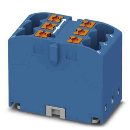 3273396 Phoenix Contact Distribution Block, 6 Way, 4mm², 24A, 450 V, Blue