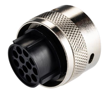 TR1412PFS1NB---192926-0520 ITT Cannon Circular Connector, 12 Contacts, Cable Mount, Plug, Female, IP65, Trident Ringlock Series