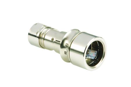 PXM6094-B Bulgin 6000 Series Male Ethernet Connector, Panel Mount, Cat6a Straight