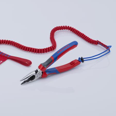 08-22-185 Knipex 22 Combination Pliers, 185 mm Overall, Straight Tip