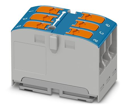 1019653 Phoenix Contact Distribution Block, 6 Way